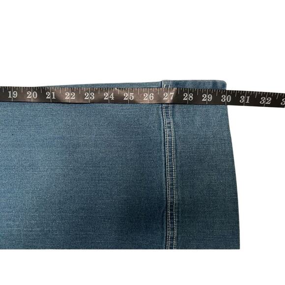 NWOT Flamingo Lightweight Light Wash Wide Leg Denim Pleated Front Jeans-Small-29 - Picture 12 of 14